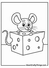 Mouse Paint Coloring Page sketch template