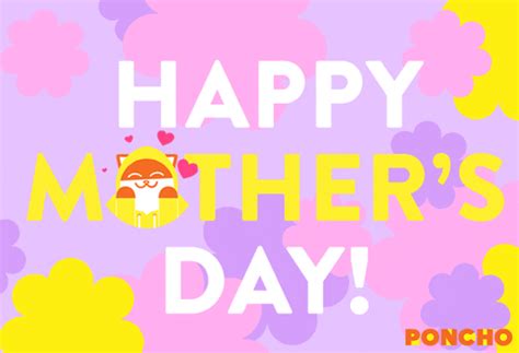 Happy Mothers Day GIF by Poncho - Find & Share on GIPHY