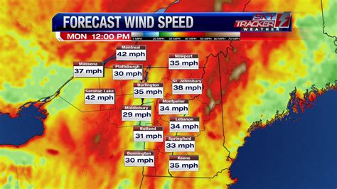 Weather: Strong winds expected overnight, and through Monday