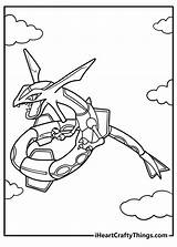 25 Free Rayquaza Coloring Pages For Kids sketch template