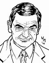 Mr Bean Coloring Pages  Free Printable For Kids sketch template