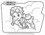 Rusty Rivets Coloring Pages For Kids sketch template