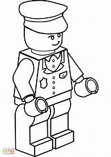 Printable Lego Man Coloring Page sketch template