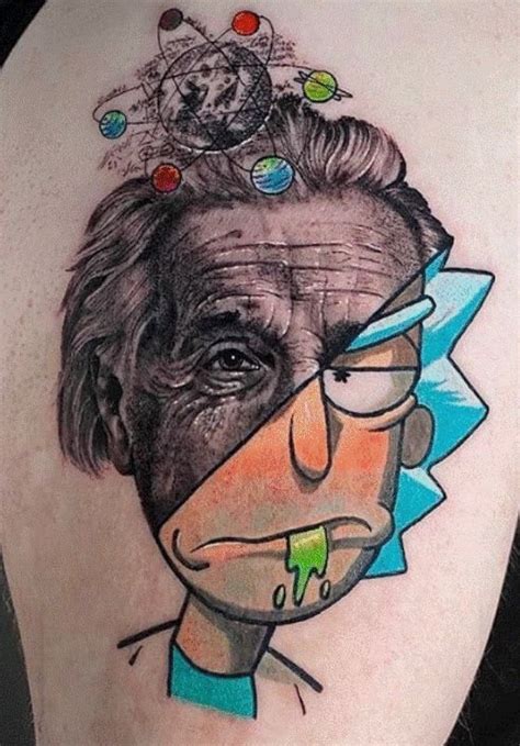 35+ Amazing Rick Sanchez Tattoos with Meanings and Ideas - Body Art Guru