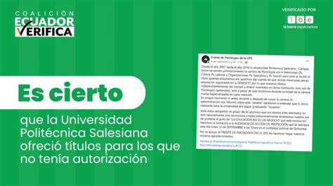 La Universidad Politécnica Salesiana ofreció títulos para los que no ...