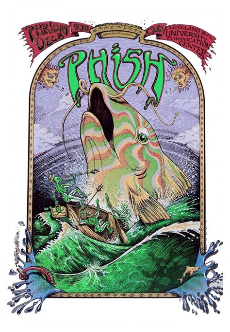 Phish Cleveland 95 EMEK | Concert poster design, Concert posters, Concert poster art