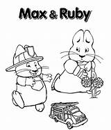 4 Cute Max And Ruby Coloring Pages For Children  sketch template