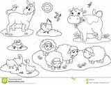 Farm Animals And Coloring Pages sketch template
