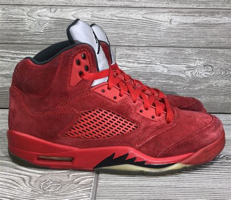 Jordan 5s Red Suede Sale Online | bellvalefarms.com