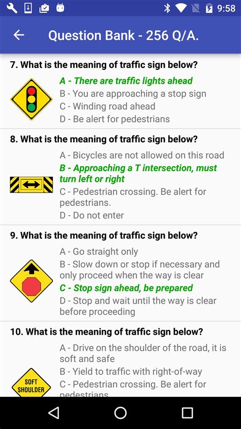 Printable Permit Practice Test