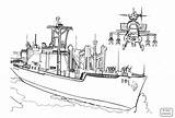 Aircraft Carrier Coloring Pages Sketch Page sketch template