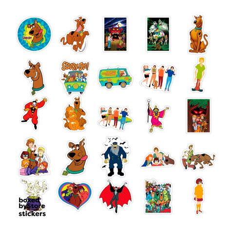 Scooby-Doo Sticker Pack TV show FREE SHIPPING Random vinyl | Etsy