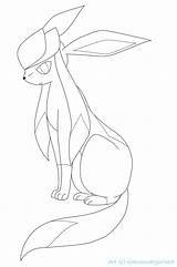 Glaceon Coloring Pages sketch template