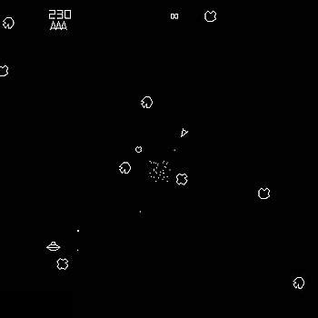 Asteroids on the Atari 2600 - Retro Games Now