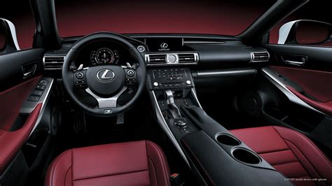 The Brilliant Red Interior Of The Lexus Rx 350 F Sport - Interior Ideas