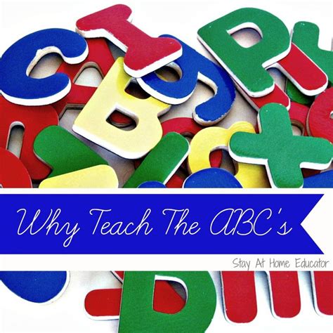 Why it's important to teach the ABC's - Stay At Home Educator Cursive Writing Worksheets ...