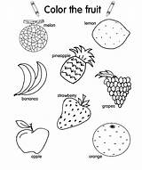 Fruit Salad Coloring Page Pages sketch template