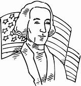 George Washington Coloring Page sketch template