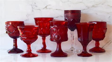 Vintage Goblets & Glassware