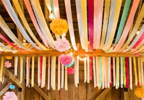 Crepe Paper Streamers / tissue paper streamers / party decorations / photo backdrop / retro ...