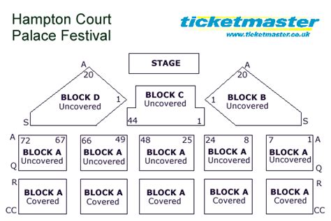 Hampton Court Seating Plan