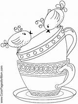 Tea Party Coloring Pages At GetDrawings  Free Download sketch template