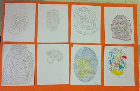 Fingerprint Patterns Worksheet