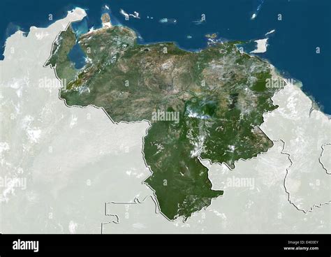 Imagen satelital de venezuela fotografías e imágenes de alta resolución ...