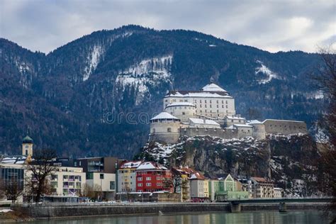 Fortress of Kufstein. stock photo. Image of alps, germany - 140677466