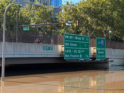 Major flooding from Schuylkill River leaves Philly highway under water - nj.com