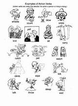 Verb Coloring Sheet Pages sketch template
