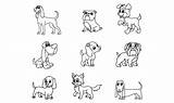 Cute Dog Cartoon Coloring Page Vector Graphic By Ningsihagustin426  sketch template