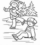 Ice Skating Coloring Pages  Nation sketch template