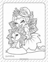 Printable Enchantimals Sage Skunk Coloring Pages sketch template
