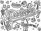 Dodgers coloring Page 💙  R/Dodgers sketch template