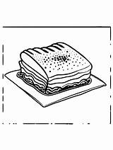 Boho Lasagna Coloring Page · Creative Fabrica sketch template