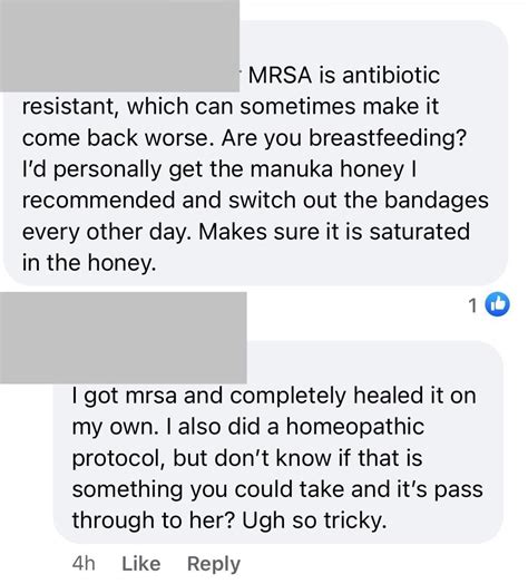 Update to MRSA Home Remedies : r/ShitMomGroupsSay