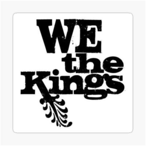 "We The Kings Logo" Sticker for Sale by liveitacoustic | Redbubble