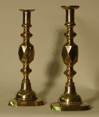 Pair of Antique Brass Candlesticks