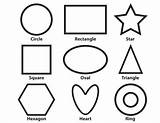 Coloring Pages  Different Shapes sketch template