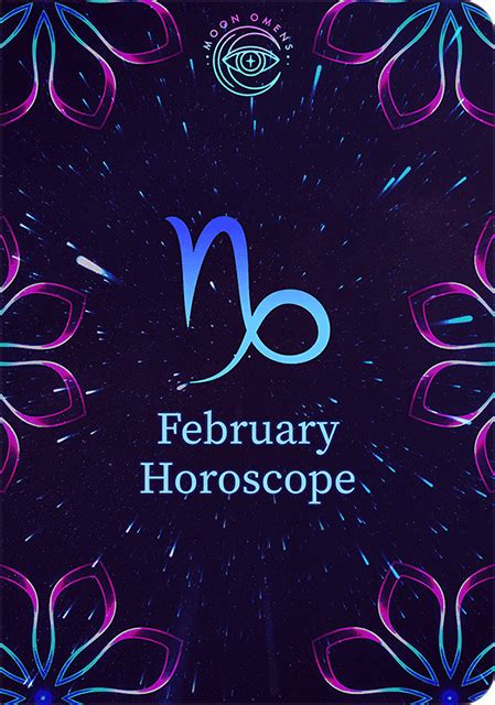 Capricorn February Horoscope 2024 - Capricorn Horoscope - Moon Omens