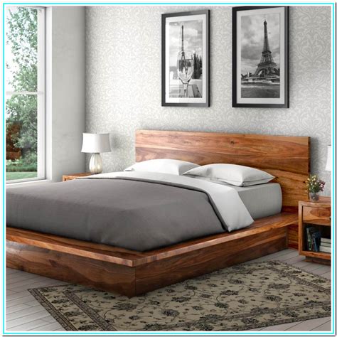 Cal King Wood Platform Bed Frame - Bedroom : Home Decorating Ideas #OK89lLMqa0