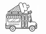 Ice Cream Truck Coloring Page Coloring Pages sketch template