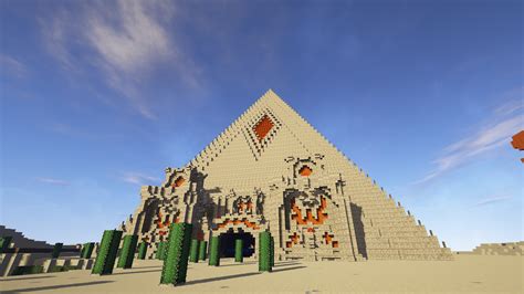 Pyramid - Minecraft Build in progress by ChrisTurboEx on DeviantArt