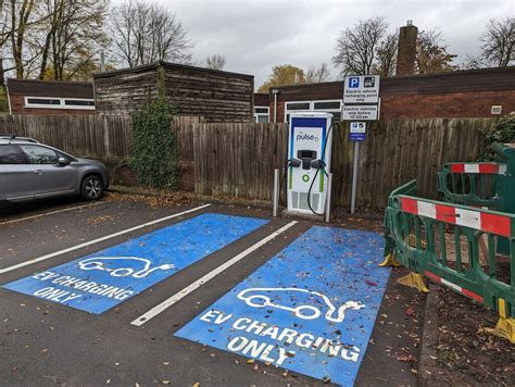 Electric Vehicle charging spaces © TCExplorer :: Geograph Britain and Ireland