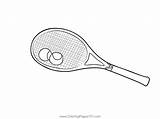 Tennis 2 Coloring Page For Kids  Free Printable Pages sketch template