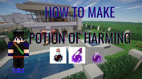 Minecraft: How to make Potion of Harming including Splash potion and ...