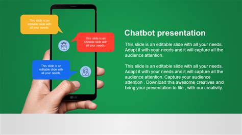 Chatbot Presentation PowerPoint Template & Google Slides