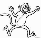 Monkeys Coloring Pages  Kidsuki sketch template