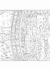 Claude Monet Printable Coloring Pages sketch template